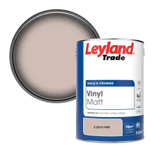 Leyland Trade Vinyl Matt Walls & Ceilings Emulsion Paint (S 2010-Y90R) 5L