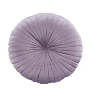 Catherine Lansfield Round Cushion Soft Touch 40x40cm Cushion Lilac