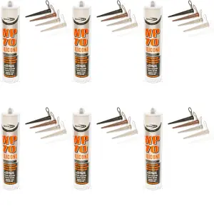 Bond It WP70 Silicone Sealant Low Modulus Neutral Cure Black WP70BL (Pack of 6)