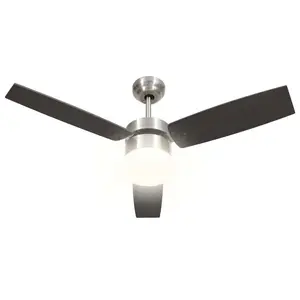 Dorne 108cm Ceiling Fan with LED Lights Black