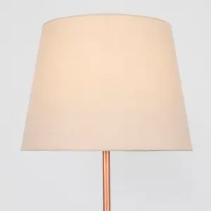 ValueLights Modern Standard Floor Lamp Base In Copper Metal Finish