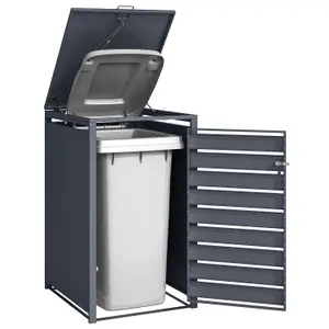 Phoenix GB1168AAK Anthracite Single Wheelie Bin Store / Bin Storage