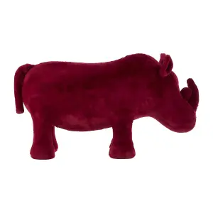 Interiors by Premier Rhino Maroon Animal Chair, Children's Chair, Easy to Balance Kiddie Chair