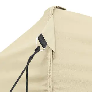 Berkfield Foldable Tent Pop-Up 3x4.5 m Cream White