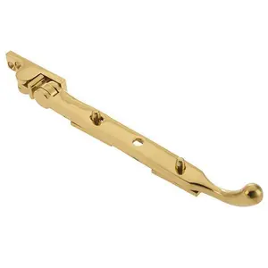 AFIT Polished Brass Bulb End Casement Window Stay - 12"/305mm