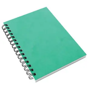 Silvine Luxpad A5 Wirebound Notebook (Pack of 6) Green (A5)