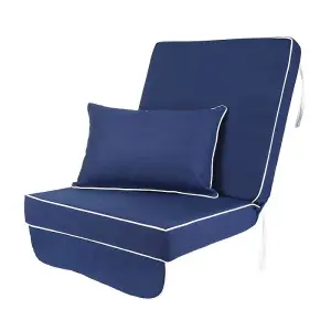 Alfresia Blue Luxury Swing Seat Cushion