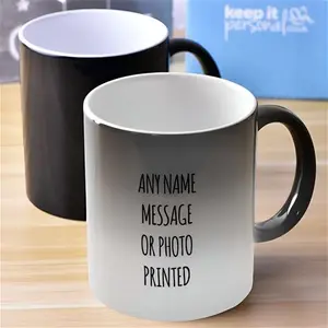 Personalised Heat Change Magic Mug Any Message