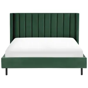 Velvet EU Super King Size Bed Green VILLETTE