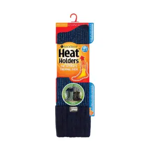 Heat Holders - Mens Thermal Boot Socks 6-11 Blue