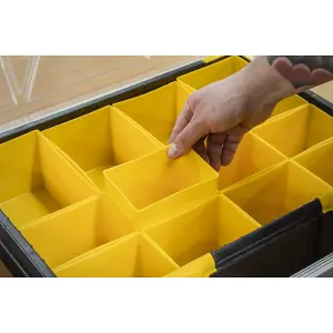 Sealey Parts Tools Storage Case Box With 12 Removable Compartments APAS12R