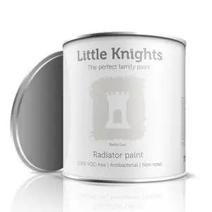 Little Knights Radiator Paint - Stately Grey - 750ml