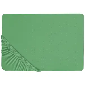 Fitted Sheet JANBU Cotton Green