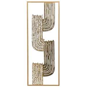 Beliani Industrial Wall Decor THULIUM Metal Gold