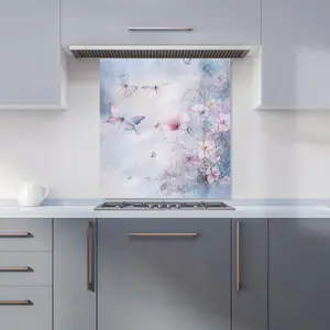 Ava Sterling: 00019 Premium Glass Kitchen Splashback W700mm x H650mm