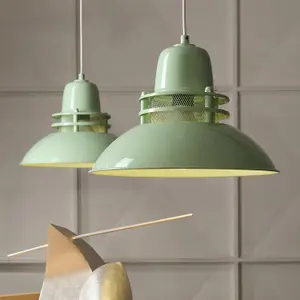 Luminosa Tibet Dome Pendant Ceiling Light Green