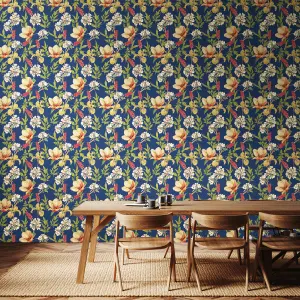 Hoopla Walls Orchid Bloom Ginger & Ink Smooth Matt Wallpaper