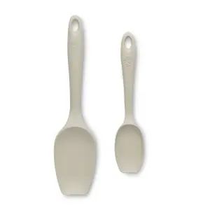 Zeal Silicone Spatula Spoon Set, Cream