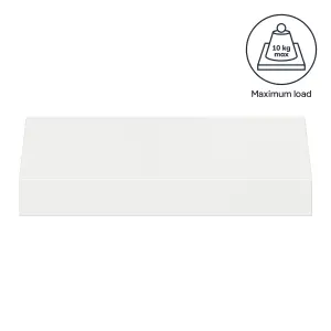 GoodHome Cusko Rectangular Floating shelf (L)30cm x (D)23.5cm