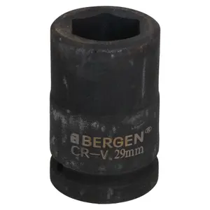 29mm Metric 1" Drive Deep Impact Socket 6 Sided Single Hex Thick Walled