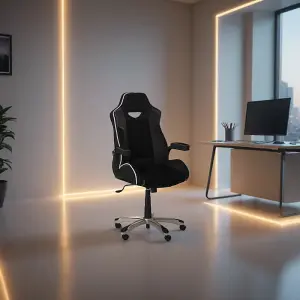 Silverstone Gaming Chair in Black