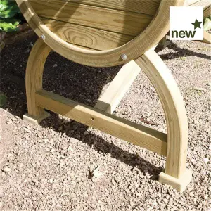 Deluxe  Barrel Garden Planter (3'6" x 2")