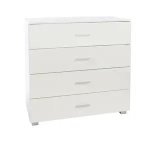 White Gloss 4 drawer chest of drawers