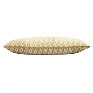 Kai Dione Geometric Rectangular Feather Filled Cushion