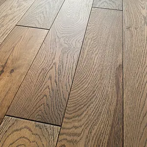 Engineered Flooring, Gleneagles 18/5mm x 125mm x RL, Smoked Torched Brushed & Lacquered