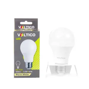 Bulb LED Glass E27 Warm White 2Pack