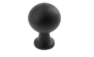 NORD - cabinet door knob - black