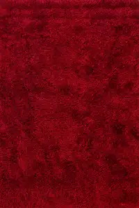 Boston Rug Plain Red Home Décor