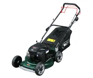 Webb Supreme WER19ALSP 48cm (19") Petrol Self Aluminium Deck  Propelled Rotary Lawnmower