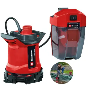 Einhell GE-DP 18v Power X-Change Cordless Submersible Water Pump + 4AH Kit