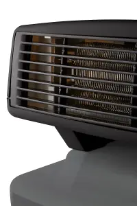 Swan Horizontal 3000W Fan Heater Black