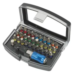 Sealey Power Tool Bit Set 32pc Colour-Coded S2 S01035