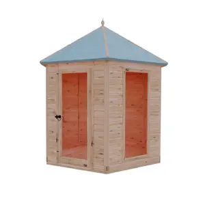 Welburn Hexagonal 8x7ft Summerhouse with 2 opening windows