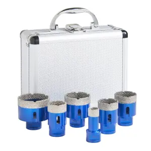 DTW Dry Diamond M14 Holesaw Kit 6pc