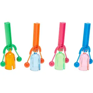 Unique Party Neon Noisemaker (Pack of 4) Multicoloured (One Size)