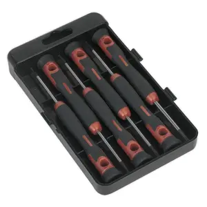 Sealey Microtip Precision Security TRX-Star Driver Set 6 Pieces AK97304