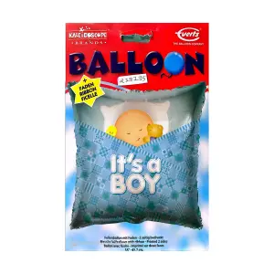 Everts Its Boy Foil Balloon Multicoloured (One Size)