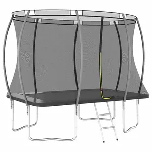 Berkfield Trampoline Set Rectangular 274x183x76 cm 150 kg