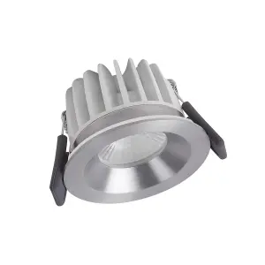 Osram 8w 4000K LED Dimmable Silver Downlight - Cool White