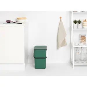 Brabantia Sort and Go 25 Litre Rubbish Bin Green