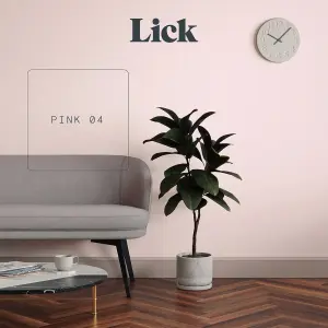 Lick Pink 04 Matt Emulsion paint, 2.5L