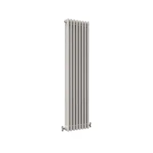 Vertical White Triple Column Radiator (H) 1500mm x (W) 380mm, 5805 BTU.