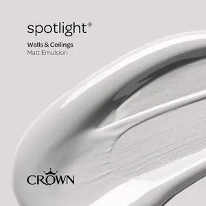 Crown Walls & Ceilings Matt Emulsion Paint Spotlight - 5L