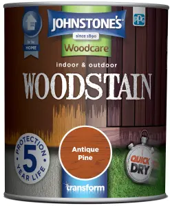 Johnstone's Indoor & Outdoor Woodstain Antique Pine - 750ml