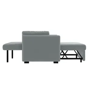 RAVENA 2 Seater Pull out Sofabed in Grey