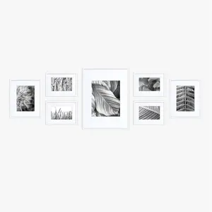 nielsen Felicity 7 Piece Gallery Set, White Aluminium